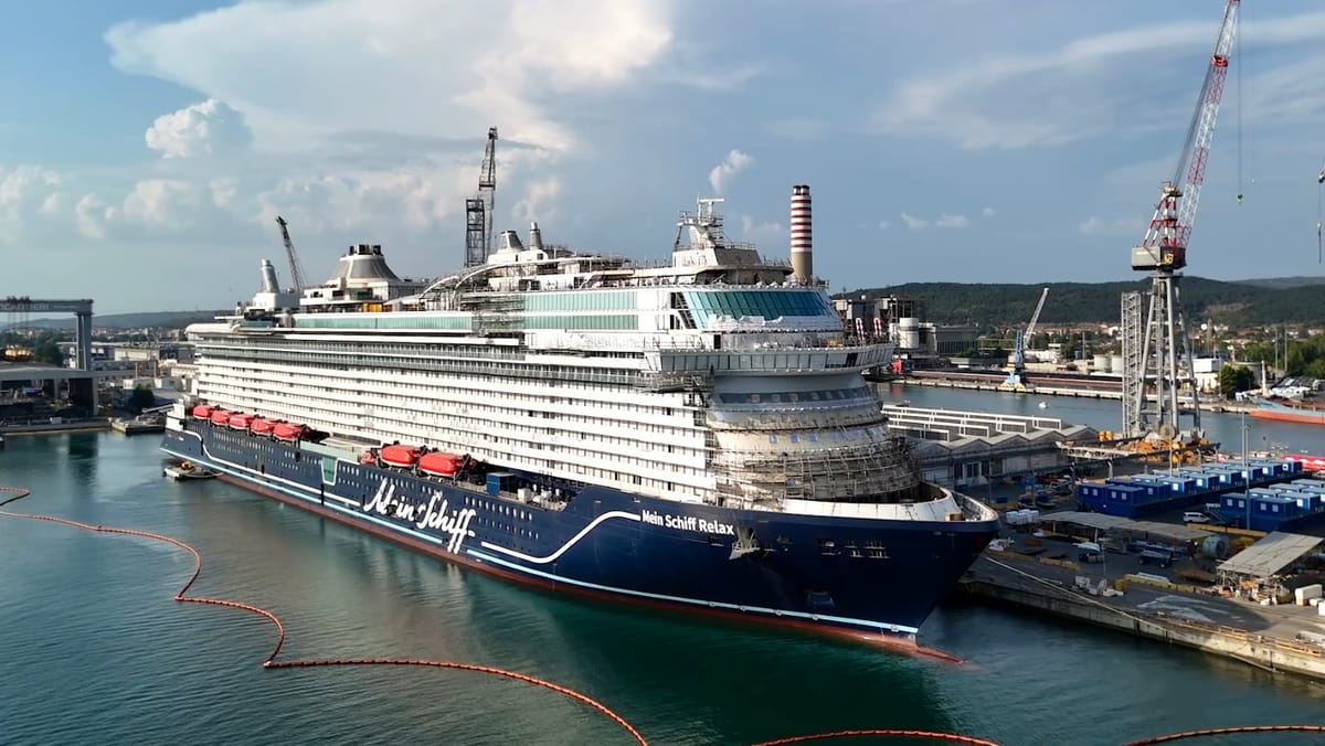 Baufortschritt der Mein Schiff Relax – Erste Einblicke