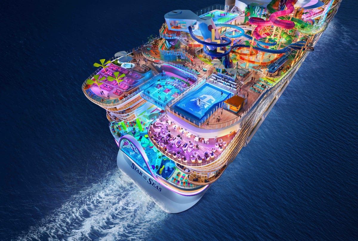 Star of the Seas: Erster Ausblick auf das schwimmende Mega-Resort von Royal Caribbean