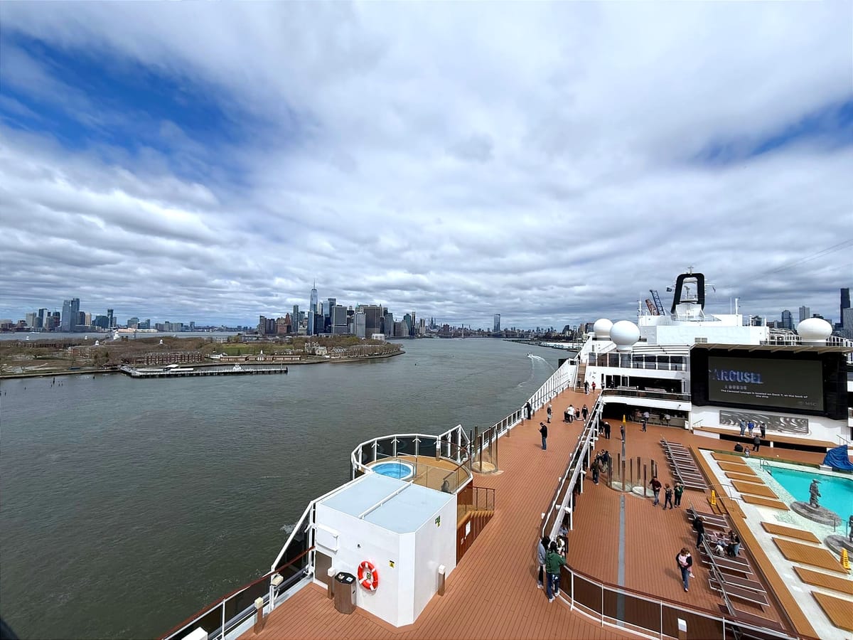 Leinen los in New York! 🗽 Unsere MSC Karibikkreuzfahrt beginnt - mit kleinen Startschwierigkeiten